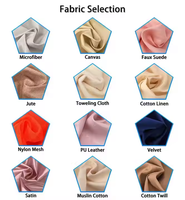OEM Sac enveloppe en toile de coton biologique logo personnalisé sérigraphié vêtements livres cadeau pochette anti-poussière en coton avec nœud