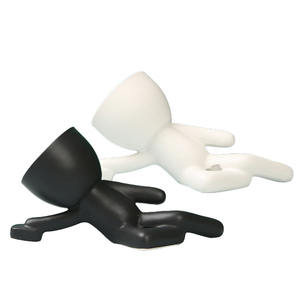 Maceta para plantas suculentas, adornos de cerámica creativos personalizados, macetas simples para oficina, mini maceta de cerámica para flores - Product Image 5