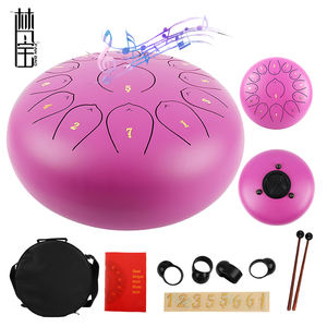 เครื่องดนตรีเคาะลิ้นมือกลองเหล็กพร้อมกระเป๋าที่จับไม้กลองหนังสือเพลง - Product Image 1