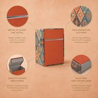 Boîte rigide personnalisée à couvercle rabattable, prototype rapide en 3-5 jours, accent métallique argenté, motif carreaux, orange mat, emballage de luxe, usine OEM