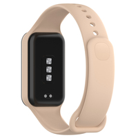 Profitez d'un joli bracelet en silicone intégré coloré en caoutchouc souple étanche à la mode pour Xiaomi Smart Band 8 Active