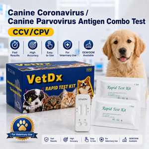 VetDx Babesia Gibsoni Babesia <span class=keywords><strong>Canis</strong></span> 2 en 1 Combo Prueba Rápida BC BG Kit de Prueba para Perros - Product Image 2