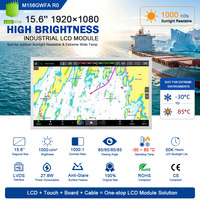 IVO M156GWFA R0 Layar LCD TFT Industri IPS 15.6 Inci FHD 1920*1080 1000 Cd/m² LVDS