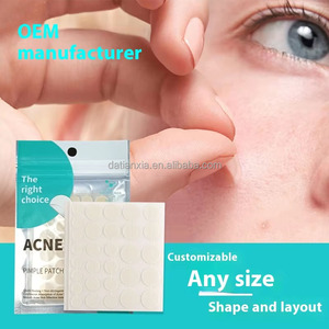 Parche para aliviar el acné, 30 cápsulas de parche para el acné hidrocoloide, adecuado para el acné facial. Aceite de árbol de té y aceite de caléndula - Product Image 4