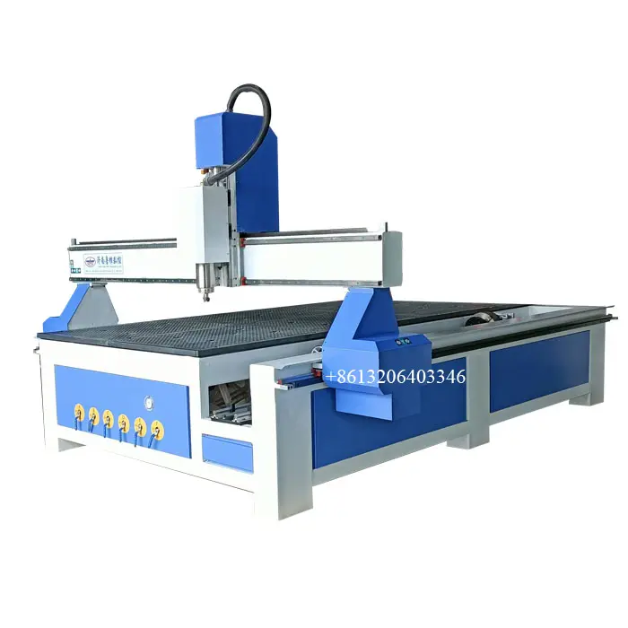 Jinan-máquina enrutadora CNC para carpintería, enrutador CNC de tallado de madera de 4 ejes para trabajo rotativo de panel, enrutador CNC 3d 1325