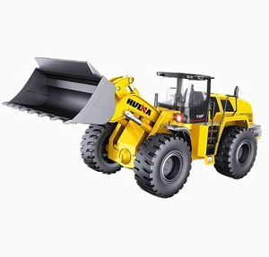 <span class=keywords><strong>Bulldozer</strong></span> RC <span class=keywords><strong>Huina</strong></span> 1583 1/14, télécommandé 2,4 GHz, engin de chantier, 22 canaux, véhicule en métal allié, jouet pour garçons, cadeau - Product Image 2