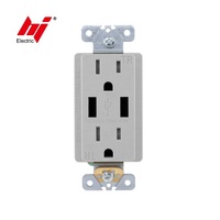 Prise murale USB haute vitesse avec chargeur intégré, prises USB homologuées UL, prise électrique murale