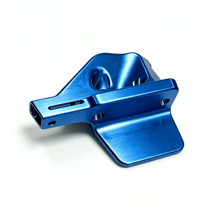 Support de montage réglable en aluminium usiné CNC à cinq axes avec trou fendu pour le support d'équipement d'automatisation - Product Image 2