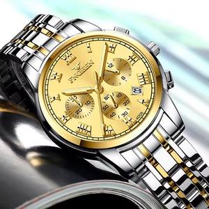 FNGEEN orologio 4006 coppia al quarzo impermeabile luminoso moda Casual in acciaio inossidabile orologio da polso <span class=keywords><strong>originale</strong></span> per <span class=keywords><strong>uomo</strong></span> donna <span class=keywords><strong>regalo</strong></span> - Product Image 6