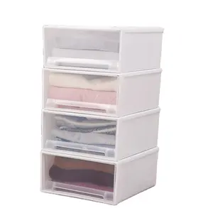 Прозрачная боковая открывающаяся коробка для хранения, домашняя коробка для игрушек и книг, пластиковая коробка для хранения
