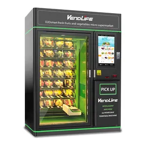 Verse Eten Automaat Met Lift Systeem En Grote Advertenties Touch Screen Vendlife Automaat