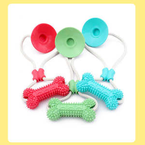 Qbellpet vendita calda cane tirare giocattoli ventose corda interattiva Chew Tpr giocattoli per cani di grossa taglia - Product Image 6