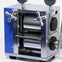 Machine de pressage à rouleaux manuelle, rouleau de calandrage pour électrodes de batteries Li-Ion