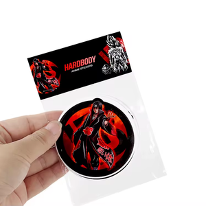 Pegatinas troqueladas con logotipo personalizado autoadhesivo de vinilo resistente al agua de MOQ bajo para paquete de pegatinas de bolsa OPP de inserción impresa - Product Image 4