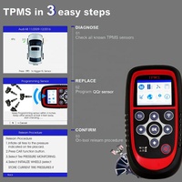 Escáner de Diagnóstico Multimodelo y Herramienta de Programación TPMS, Alimentación por Batería de 5V, Nueva Versión de Software, Garantía de 12 Meses