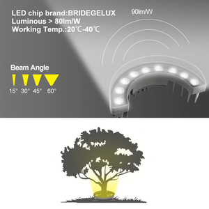 Đèn Vòng Cây Cọ Màu Rgb Ngoài Trời Đèn Chiếu Sáng Sân Vườn Công Viên Chống Nước Ip65 Cột Cảnh Quan Cột Cây Ôm Dừa - Product Image 5