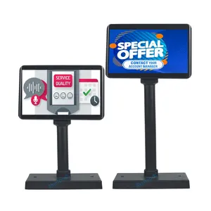 Inicio Comercio en línea Vendedor Marketing USB Power 10,1 pulgadas Wide Screen Pole LCD Customer Display para supermercado