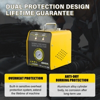 SOLARY SD404 12V DC Máquina de Humo para Diagnóstico de Motor de Coche con Detección de Fugas de Gas, Herramientas de Diagnóstico 80W