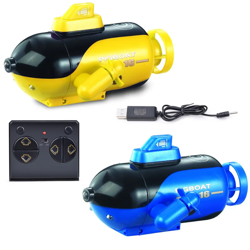 4 kanallı kablosuz radyo kontrol su sürüş denizaltı tekne çocuk u-tekne Model araç oyuncaklar Mini Rc denizaltı çocuklar için