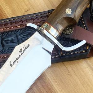 Navaja Táctica Pillager de Alta Calidad con Hoja de Acero Inoxidable D2, Personalizable, con Funda de Madera OEM, para Supervivencia Industrial y Bricolaje - Product Image 3