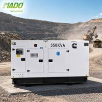 Générateur diesel silencieux 280 kW 350 kVA, générateur diesel de secours, triphasé, prix du générateur avec ATS