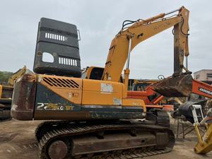 Excavatrice sur chenilles Hyundai215lc-9C jaune, hydraulique, pour travaux de construction, machine lourde sur chenilles - Product Image 4