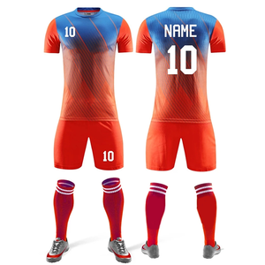Nouvel ensemble maillot et short de football 2026 personnalisé, léger, anti-humidité, uniforme d'équipe, fabrication en gros - Product Image 3
