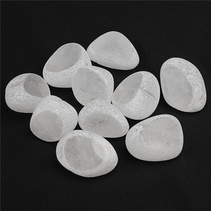 Vente en gros de pierres précieuses en cristal de guérison oeuf de dragon naturel pierre nue section transversale polissage minerai brut pierre de prophétie d'ornement - Product Image 2