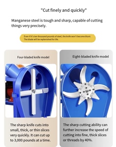 Durable <strong>Mini</strong> <strong>Hay</strong> Forage <strong>Chopper</strong> - Multi-Purpose Chaff Cutter Grass Crusher for Straw Grass Vegetable Factory Price - Product Image 4