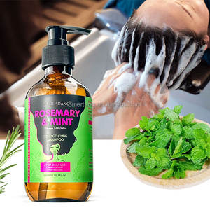 Etiqueta privada Orgánica Natural Anti Pérdida Biotina Romero Menta Crecimiento del cabello Sin sulfato Hidratante Champú y acondicionador Set - Product Image 1