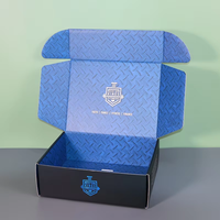 Boîtes d'expédition en carton ondulé personnalisées de luxe pour la livraison de produits de fitness, avec logo intérieur pour l'emballage des compléments alimentaires de gym