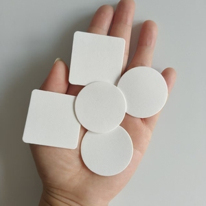Wholesale Silicone Single Sided Microfiber Screen Sublimation Cleaner Sticker Reusable Sticky Wipes Electronic Wipes - Product Image 1