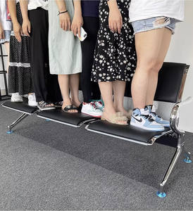 Silla de Espera de 3 Plazas Foshan con Estructura de Acero, Cojín de Espuma y PU para Áreas de Espera Comerciales, Teatros, Oficinas, Ferrocarriles y Aeropuertos - Product Image 6