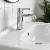 Meubles de salle de bain en fibre de carbone PVC, lavabo en céramique, cabine de douche autoportante, fabriqués en Chine.
