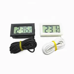  Pabrik FY10 Digital LCD Aquarium Kulkas Freezer Pengukur Suhu Air Monitor Termometer FY-10