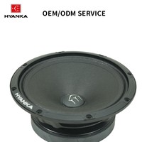 Haut-parleur médium pour voiture HYANKA SMD-65 6,5 pouces 120W, avec cône en papier et châssis en acier, pour système audio de porte de véhicule