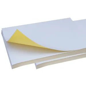Diskon besar kertas Label stiker berperekat putih dalam lembar atau gulungan Jumbo