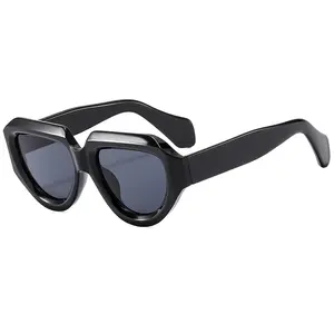 40054 Fashion Personality Italy Design Ce Uv400 Plastic Customised Supplier Sunglass Celebrity In Bulk Sunglasses