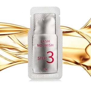 Solución de levantamiento de pestañas bolsita de etiqueta privada lashlift Permanente de Pestañas bolsita paso 1 Paso 2 Paso 3 - Product Image 5