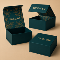 Boîtes cadeaux rigides en carton avec fermeture magnétique personnalisée, gaufrage, laminage mat, boîte en papier magnétique pour emballage de luxe