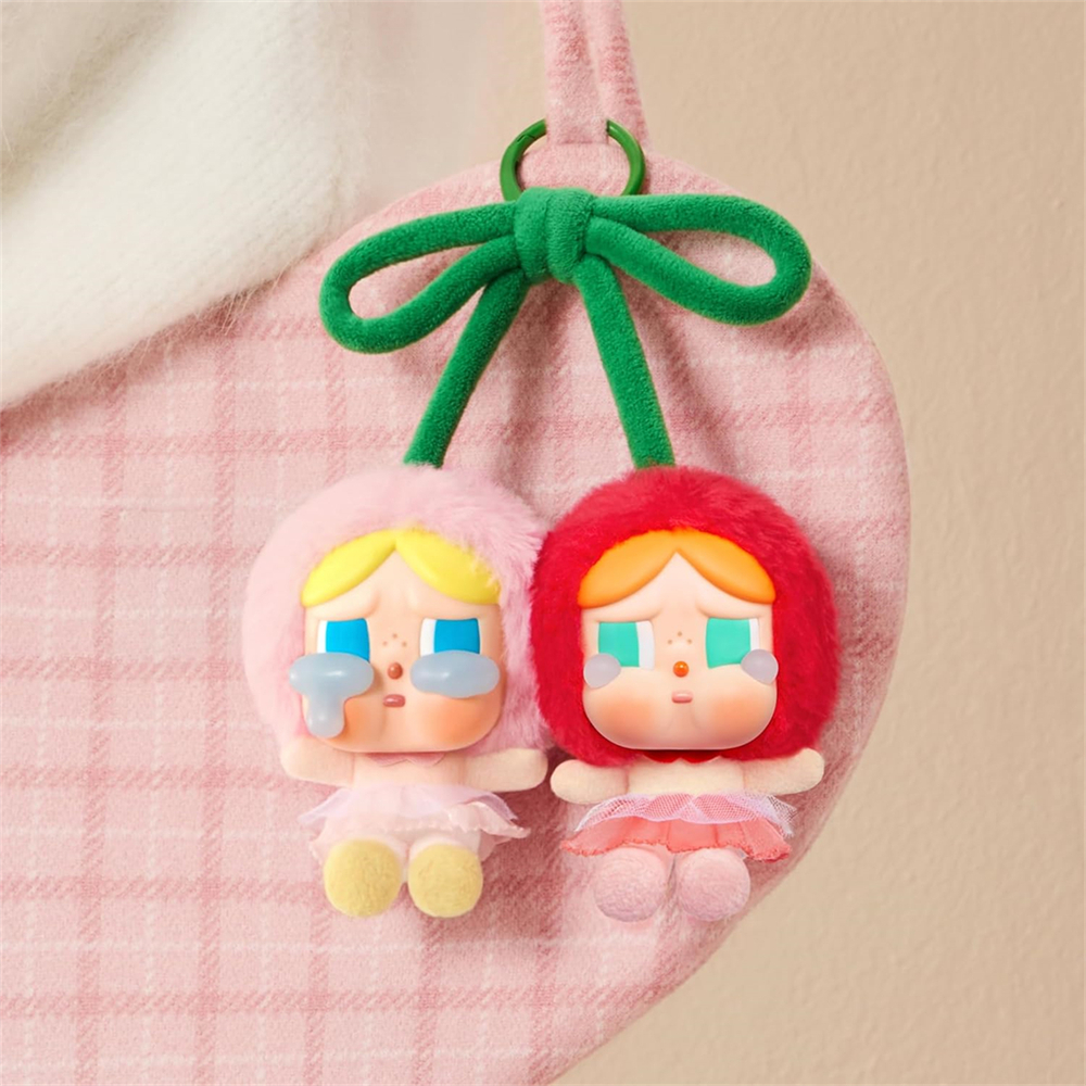 キーホルダー・アクリルキーホルダー CRYBABY Love You Cherry Much CRYBABY Crying For Love Series-Vinyl Plush Hanging Card