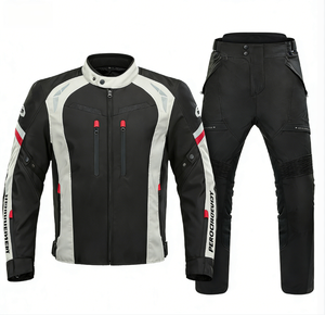 Tuta da <span class=keywords><strong>Moto</strong></span> Impermeabile Quattro <span class=keywords><strong>Stagioni</strong></span> con Protezioni Rimovibili, Giacca Estiva in Rete per Motociclisti - Product Image 5