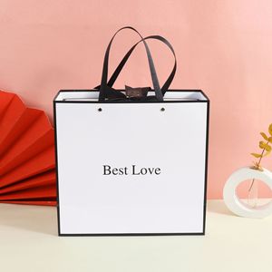 Sac en carton laminé mat brun kraft de luxe personnalisé avec logo, grand, moyen, cadeau, solide, emballage pour <span class=keywords><strong>magasin</strong></span> de vêtements - Product Image 6
