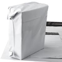 Enveloppes en polyéthylène pour l'expédition express, emballage de marchandises, sacs de colis pour coursier, pochettes postales autocollantes en plastique orange