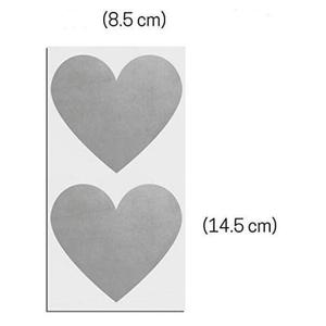 Etiquetas Autoadhesivas Golden Heart, Papel Dorado Brillante, Pegatinas Promocionales con Forma Irregular, Diseño Atractivo - Product Image 5