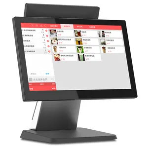 Fabrik Direkt verkauf Kassierer Computer 15,6 Zoll Single Screen Pos System Touchscreen Windows Registrier kasse