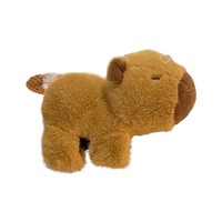 Bracelet slap en peluche Capybara mignon, jouet doux en forme d'animal, bracelet de poignet pour filles et adolescentes, anneau de main dessin animé, rembourrage en coton PP, cadeau
