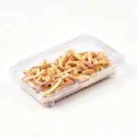 Boîtes à gâteaux en plastique PET transparent jetables personnalisées en gros pour le pain, les mariages et les anniversaires, emballage cadeau alimentaire