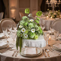 Boule de fleurs artificielles multicolores pour centre de table de mariage, fête d'anniversaire, événement extérieur, décoration de table