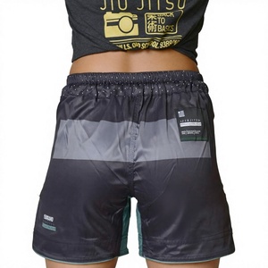 Shorts MMA personnalisés, sublimation, BJJ, Jiu Jitsu, grappling, légers, pour entraînement et combat - Product Image 2